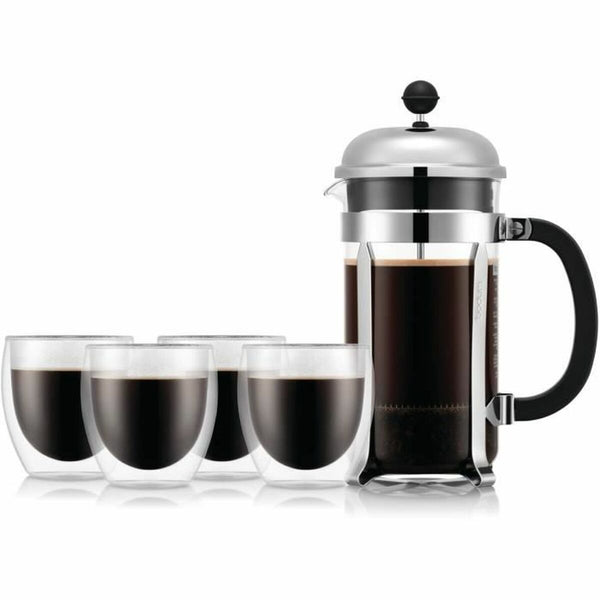 Kolben-Kaffeemaschine Bodum Durchsichtig 1 L (8 Stück)