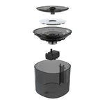 Futternapf für Katzen Sponge Schwarz Kunststoff