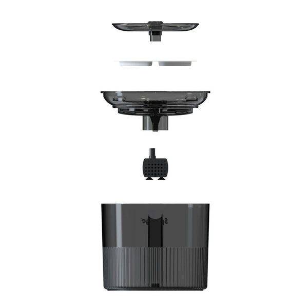 Futternapf für Katzen Sponge Schwarz Kunststoff