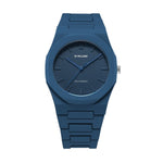 Herrenuhr D1 Milano POLYCARBON NAVY BLUE - COLOR BLOCK EDITION (Ø 40,5 mm)