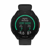 Smart Watch mit Schrittzähler Polar Schwarz 1,2" Ø 45 mm