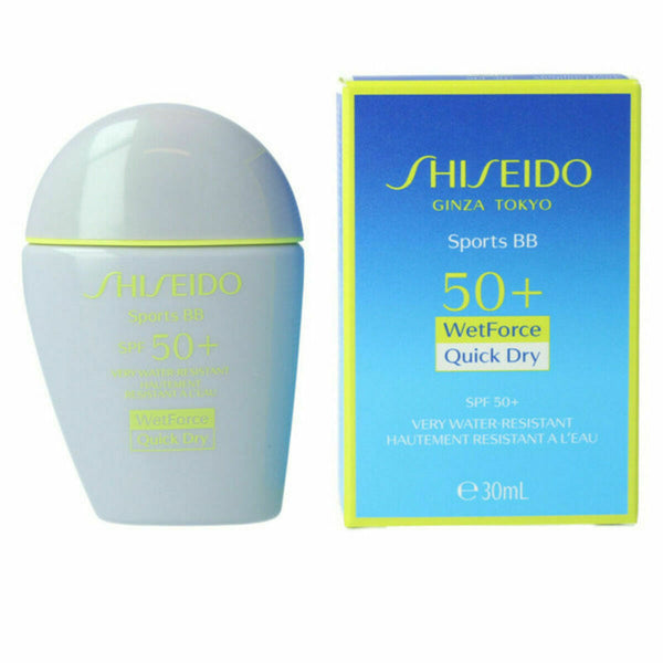 Feuchtigkeitscreme mit Farbe Shiseido Sports BB SPF50+ Very Dark