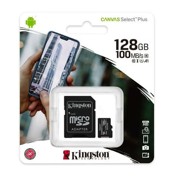 Mikro SD Speicherkarte mit Adapter Kingston Canvas Select Plus exFAT 128 GB