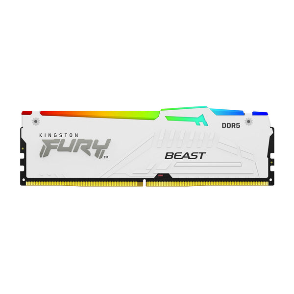 RAM Speicher Kingston FURY Beast White RGB  16 GB DDR5 cl34