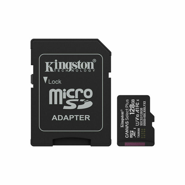 Mikro SD Speicherkarte mit Adapter Kingston SDCS3/128GB 128 GB