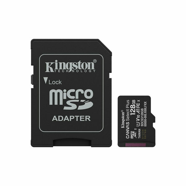 Mikro SD Speicherkarte mit Adapter Kingston SDCS3/128GB 128 GB