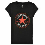 Kurzarm-T-Shirt für Kinder Converse CHUCK PATCH TEE 468992 A3J Schwarz