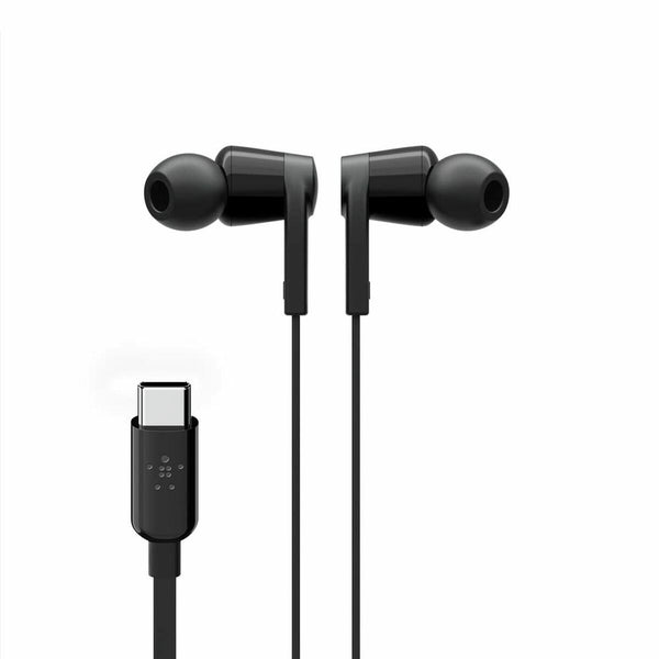 Kopfhörer Belkin G3H0002BTBLK Schwarz (Schwarz)