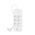 Steckerleiste mit 6 Steckdosen und Schalter Belkin Connect SRB002VF2M Weiß