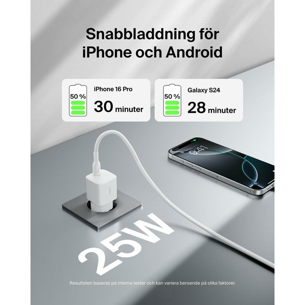 USB auf Lightning Verbindungskabel Belkin WCA012KQWH Weiß