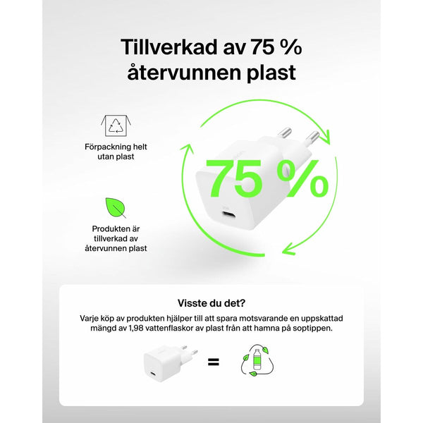 USB auf Lightning Verbindungskabel Belkin WCA012KQWH Weiß