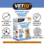 Nahrungsergänzungsmittel und Vitamine Mark & Chappell VETIQ ARTHRITI-UM ADVANCED