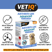 Nahrungsergänzungsmittel und Vitamine Mark & Chappell VETIQ ARTHRITI-UM ADVANCED