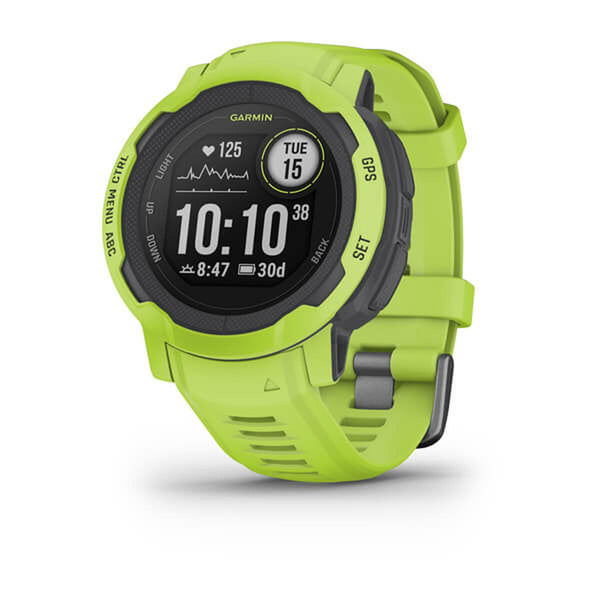 Smartwatch GARMIN Instinct 2 Neongrün 0,9" grün Grau