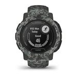 Smartwatch GARMIN Instinct 2 Camo Edition Dunkelgrau 0,9" Schwarz Graphit