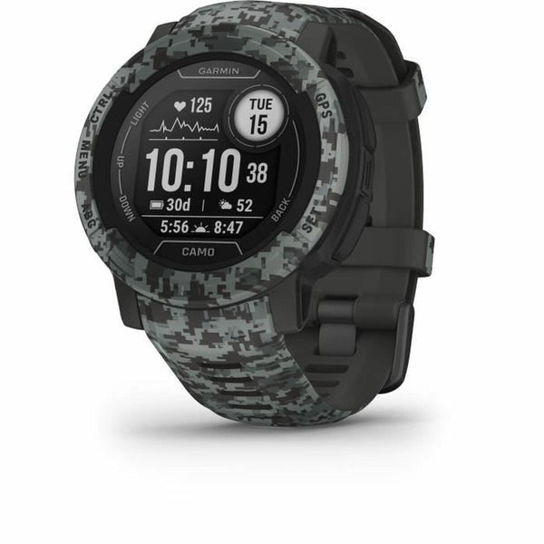 Smartwatch GARMIN Instinct 2 Camo Edition Dunkelgrau 0,9" Schwarz Graphit