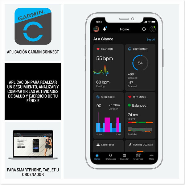 Herrenuhr GARMIN 010-03025-01 Schwarz