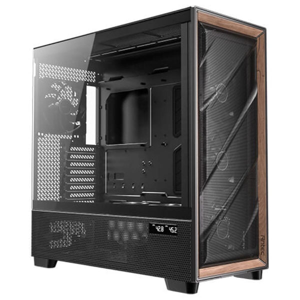 ATX Semi-Tower Gehäuse Antec FLUX PRO EUV Schwarz Holz