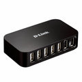 7-Port USB Hub D-Link DUB-H7 Schwarz