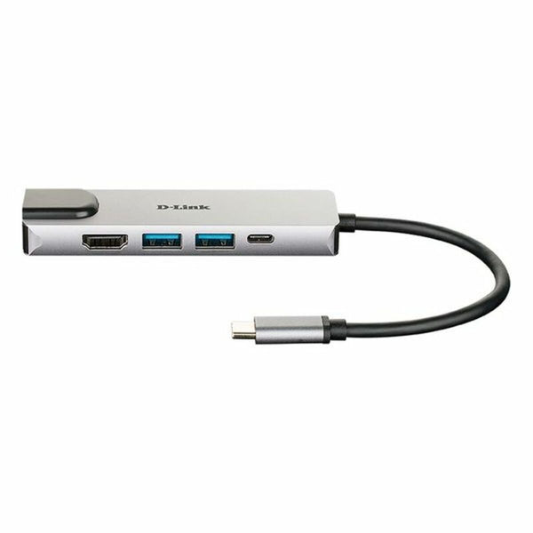 Hub USB C D-Link DUB-M520 Schwarz 60 W