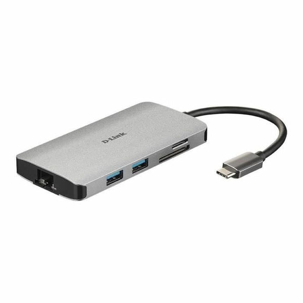 Hub USB C D-Link Silberfarben 100 W