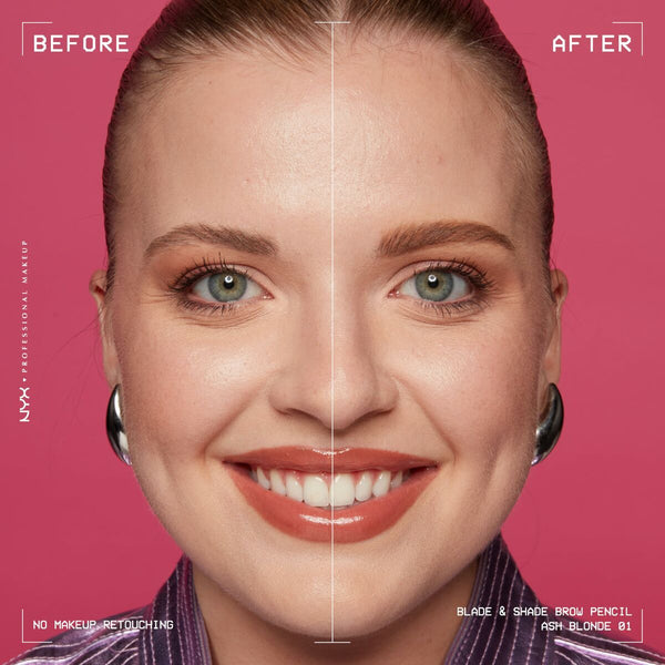 Wachsstift NYX BLADE & SHADE NANO Nº 01-Ash Blonde