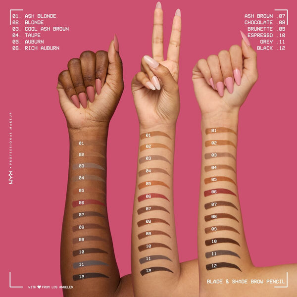 Wachsstift NYX BLADE & SHADE NANO Nº 11-Grey