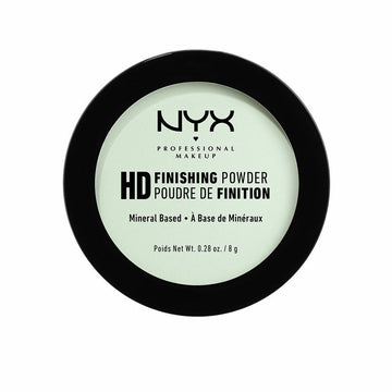 Kompaktpuder NYX HD Finishing Powder mint green Rouge (8 g)