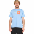 Herren Kurzarm-T-Shirt Hurley Halfer Gradient UPF Blau