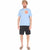 Herren Kurzarm-T-Shirt Hurley Halfer Gradient UPF Blau