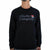 Herren Sweater ohne Kapuze Hurley Canyon Summer Schwarz