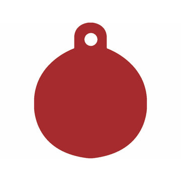 Identifikationsschild für Halsband Imarc Circle Rot