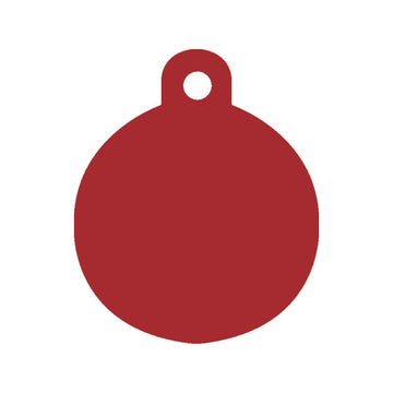 Identifikationsschild für Halsband Imarc Circle Rot