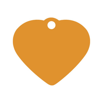 Identifikationsschild für Halsband Imarc Heart Orange