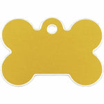 Identifikationsschild für Halsband Imarc Bone Gelb Gold