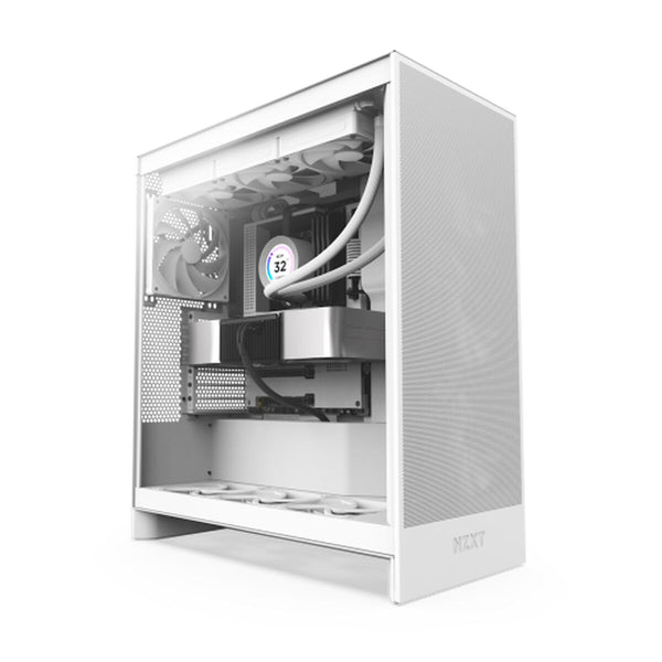 ATX Semi-Tower Gehäuse NZXT H7 Flow Midi Weiß