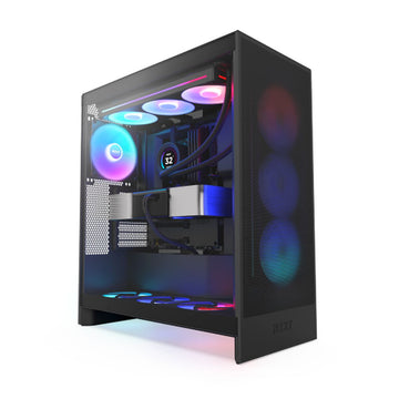 ATX Semi-Tower Gehäuse NZXT H7 Flow RGB Midi Schwarz