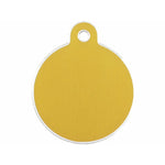 Identifikationsschild für Halsband Imarc Circle Gelb Gold