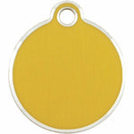 Identifikationsschild für Halsband Imarc Circle Gelb Gold