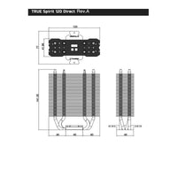 CPU-Kühler Thermalright TRUE SPIRIT 120 DIRECT REV.A Ø 12 cm