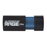 USB Pendrive Patriot Memory Supersonic Rage Lite Schwarz Schwarz/Blau 64 GB