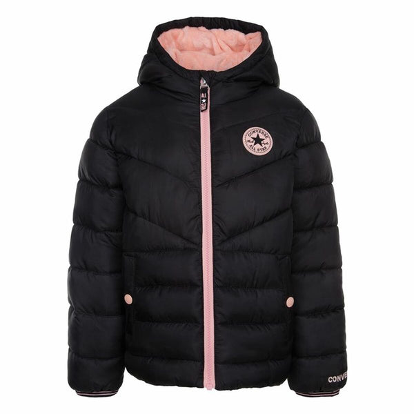 Jacke Für Kinder Converse Solid Mdwt Puffer Schwarz