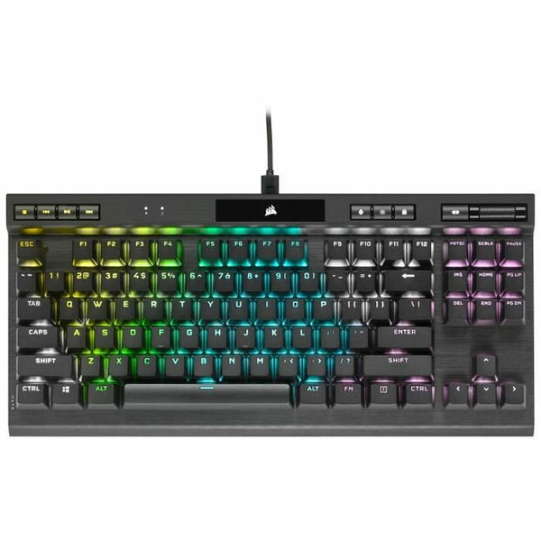 Bluetooth-Tastatur für Tablet Corsair K70 RGB TKL Schwarz Französisch AZERTY