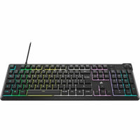 Tastatur Corsair K55 Core RGB Schwarz AZERTY