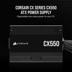 Stromquelle Corsair CX550 550 W 130 W 80 Plus Bronze