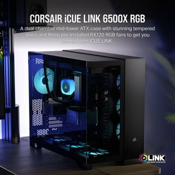 ATX Semi-Tower Gehäuse Corsair CC-9011269-WW Schwarz