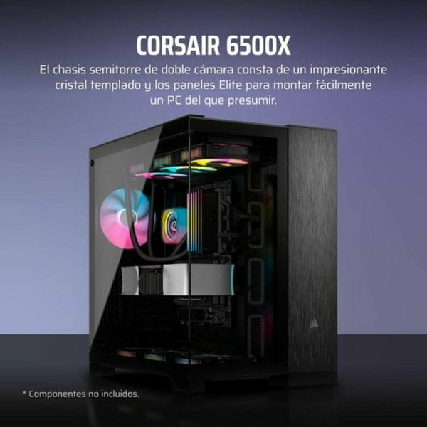 ATX Semi-Tower Gehäuse Corsair CC-9011283-WW Schwarz Bunt Aluminium