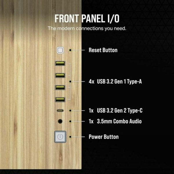 ATX Semi-Tower Gehäuse Corsair CC-9011284-WW Weiß Bunt