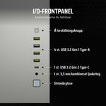 ATX Semi-Tower Gehäuse Corsair CC-9011285-WW Weiß Grau Bunt