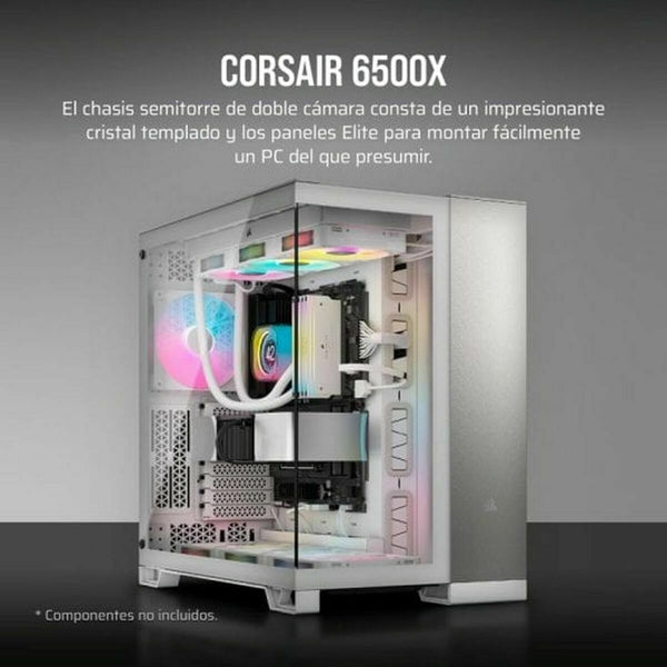 ATX Semi-Tower Gehäuse Corsair CC-9011285-WW Weiß Grau Bunt
